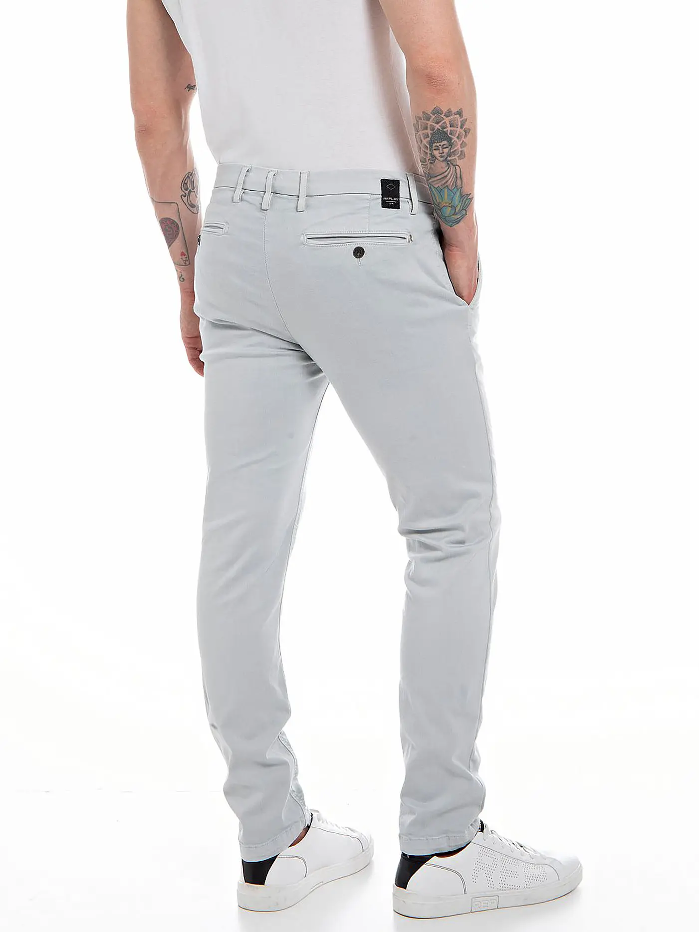 REPLAY | Jeans "Zeumar - Hyperflex" | hellgrau